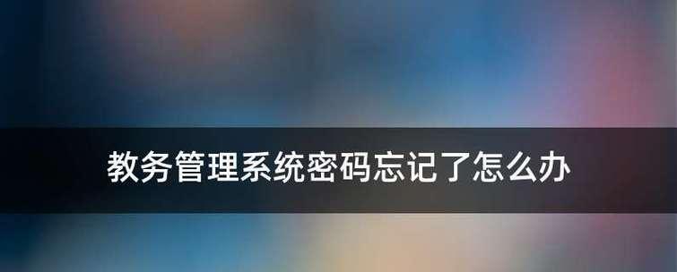 忘记台式电脑登录密码怎么办（解决忘记台式电脑登录密码的方法和技巧）
