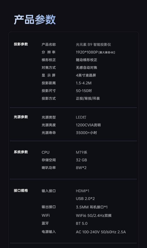 光元素投影仪声音调整方法是什么？