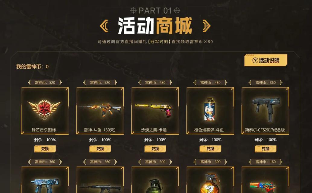 cf赛事奖励有哪些？奖金数额是多少？