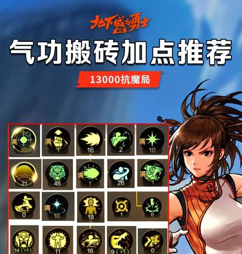 地下城中增益技能的便捷使用方法是什么？