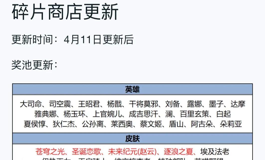 王者荣耀碎片收集方法是什么？收集后如何使用？