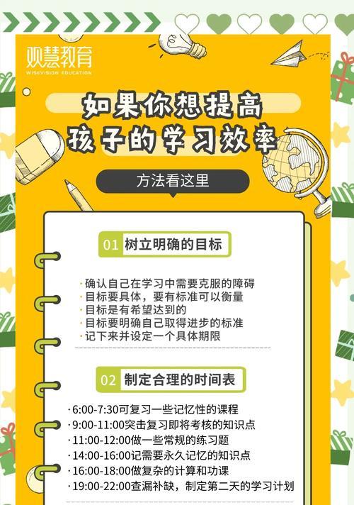 提高学习效率的方法（让你轻松掌握知识的15种技巧）