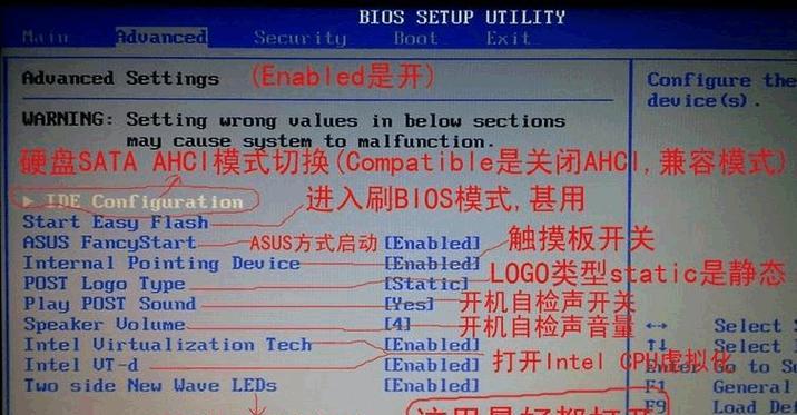 华硕笔记本重装系统教程图解（详解华硕笔记本重装系统的步骤和注意事项）
