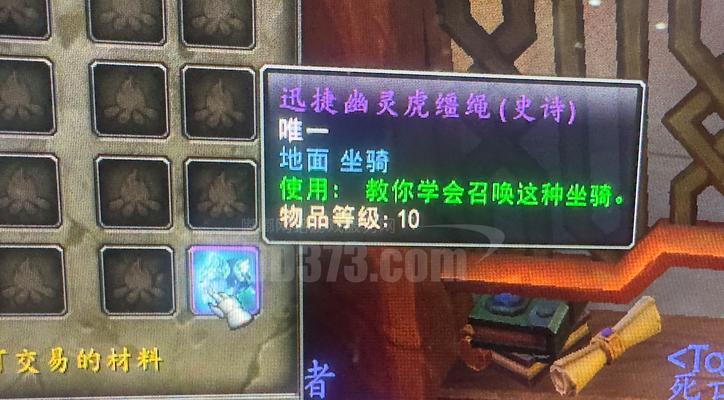幽灵虎坐骑获得，让你与众不同（幽灵虎坐骑获得）