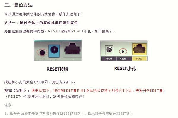 监控设备重置路由器的步骤是什么？
